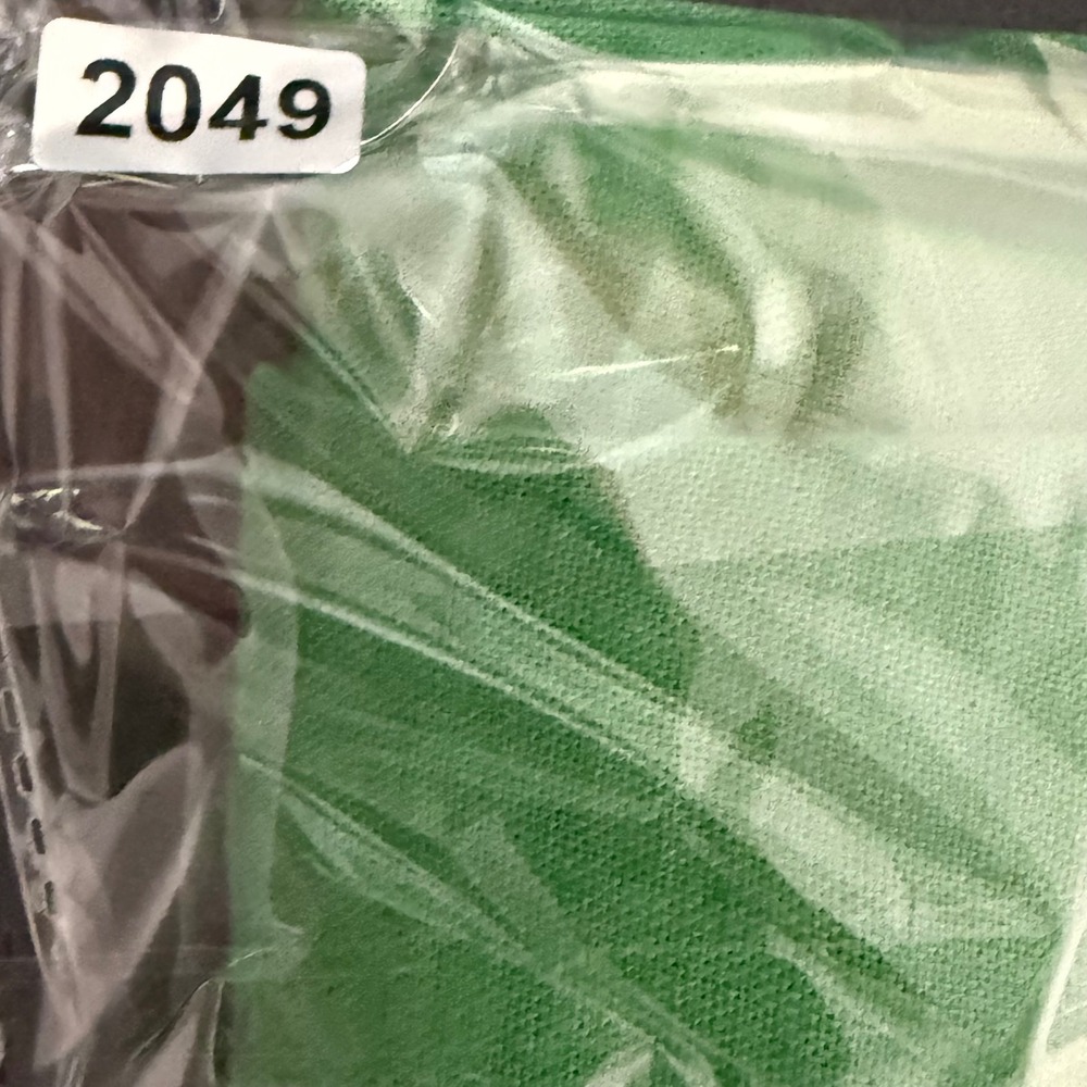 Valentina Naldi Dress Womens XL Green Linen Blend Tiered Made in Italy Coastal - Picture 6 of 9